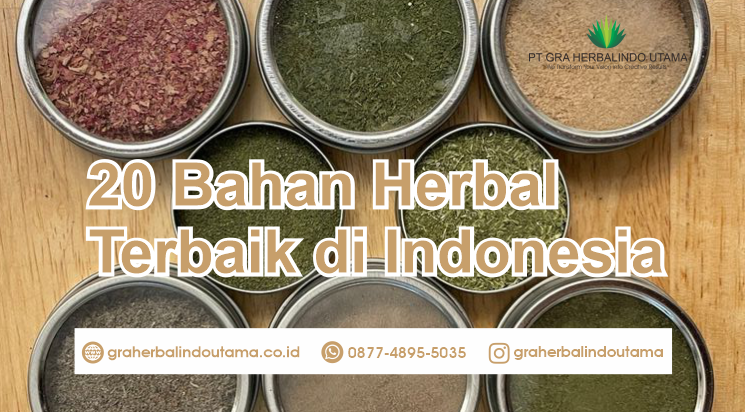 Bahan Herbal Terbaik Di Indonesia Untuk Industri Bisnis Herbal