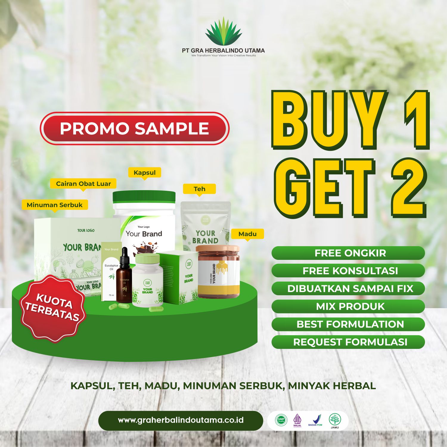 promo sampel maklon